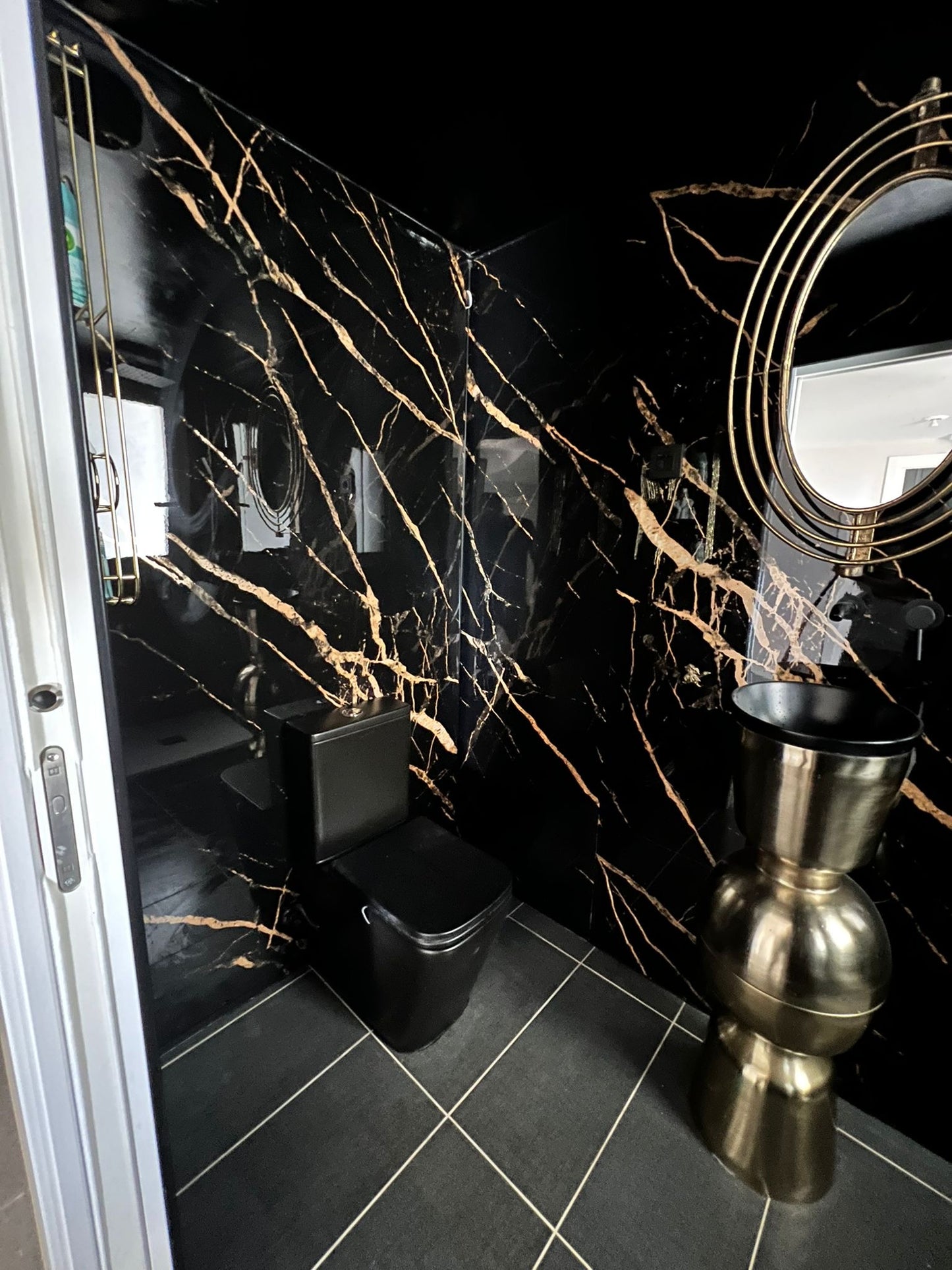 Panel PVC efecto Mármol | Black Gold