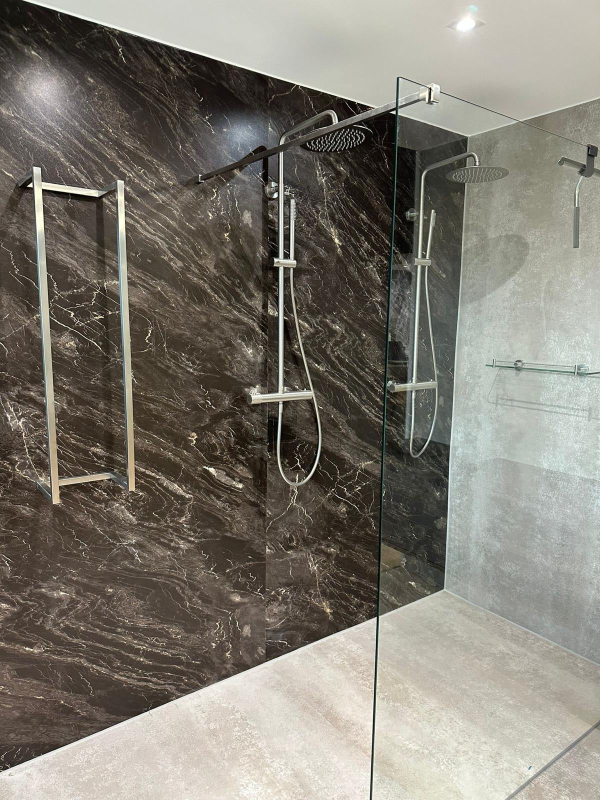 Panel SPC tipo Mármol | Rosseta Stone Matt Black