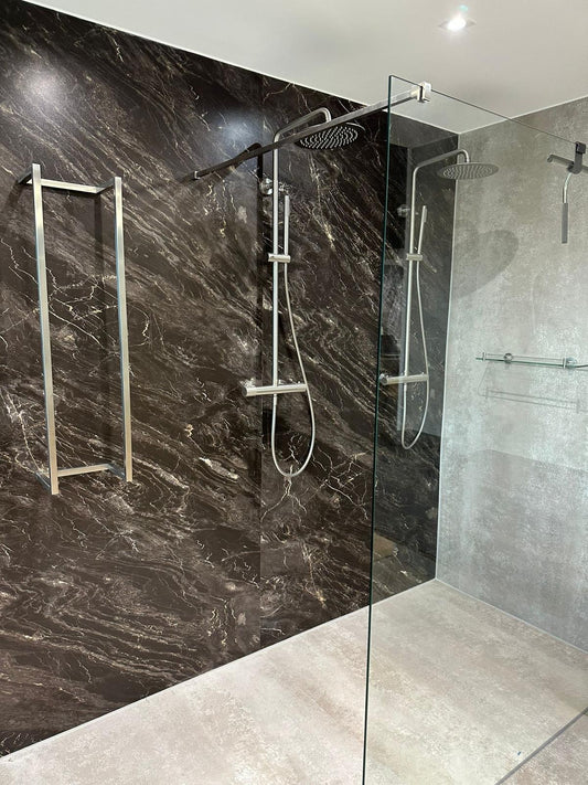 Panel SPC efecto Mármol | Rosseta Stone Matt Black