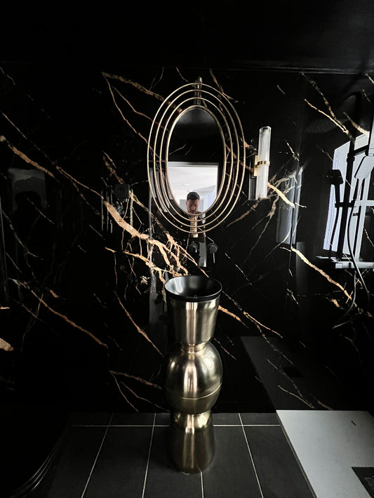 Panel PVC efecto Mármol | Black Gold