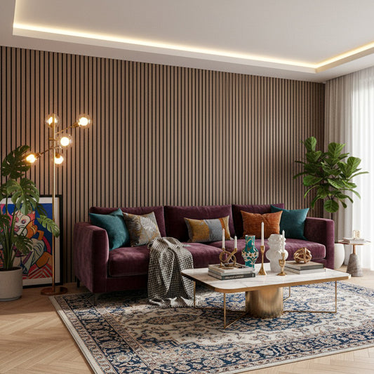 Panel Acústico MDF | Madera Roble Nogal