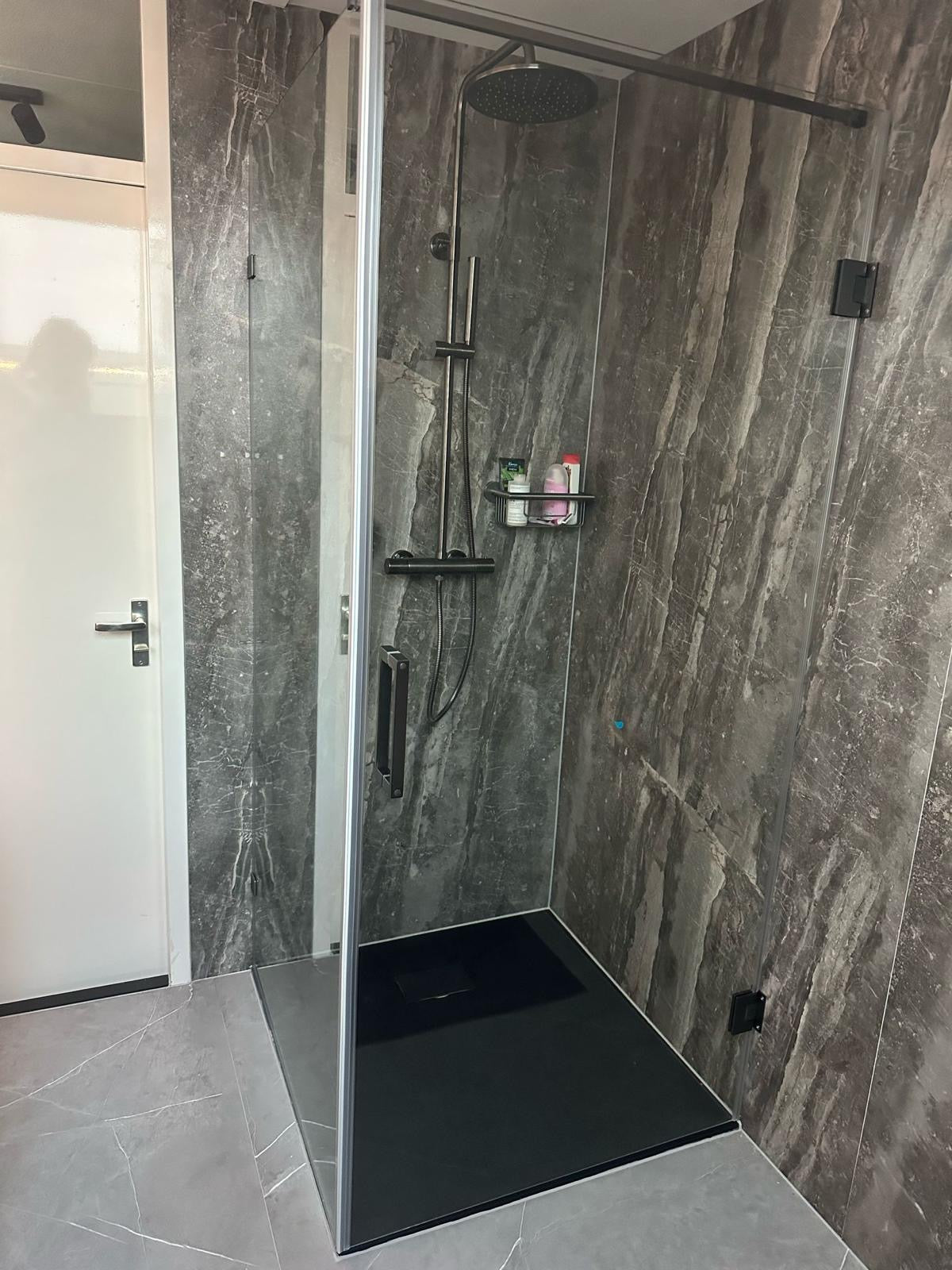 Panel SPC tipo Mármol | Géminis Granite Matte Dark Stone