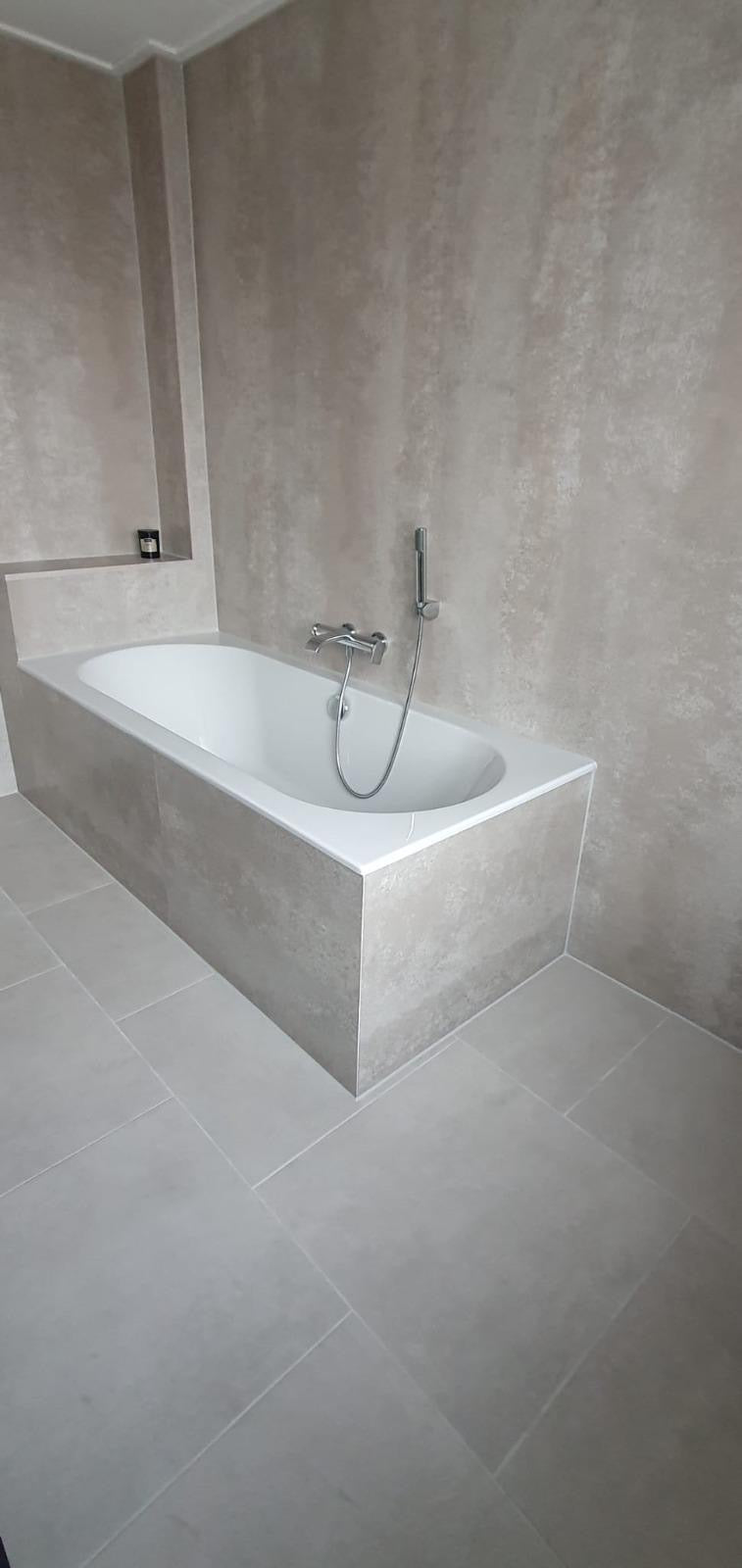 Panel SPC efecto Microcemento | Alejandría Stone Matt Gris Medio