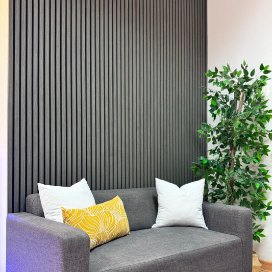 Panel Acústico MDF | Madera Roble Gris Oscuro