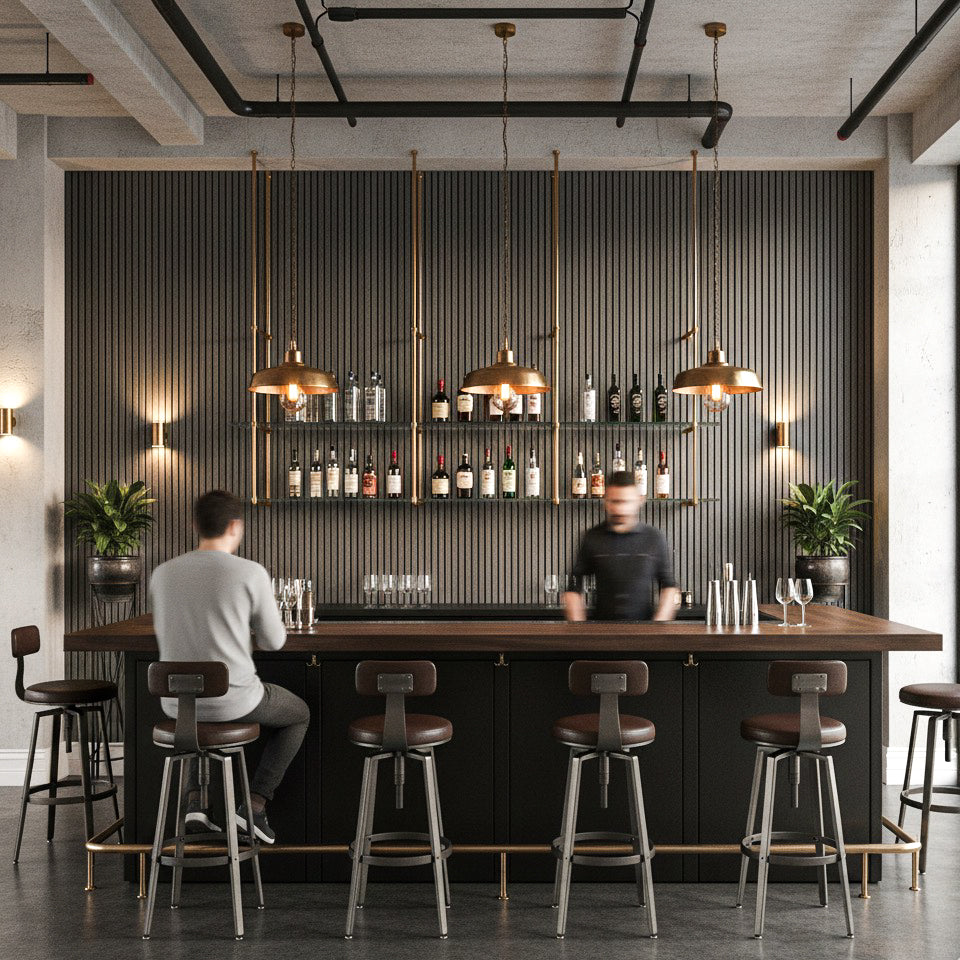 Panel Acústico MDF | Madera Roble Gris Oscuro