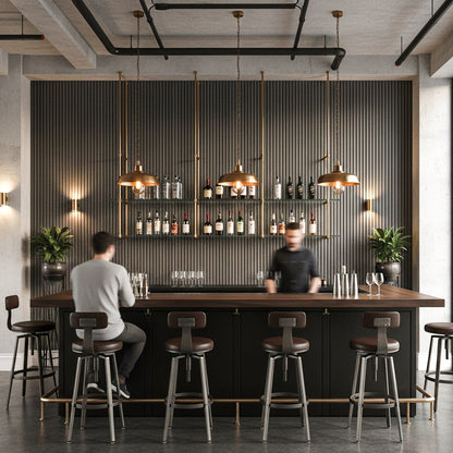 Panel Acústico MDF | Madera Roble Gris Oscuro