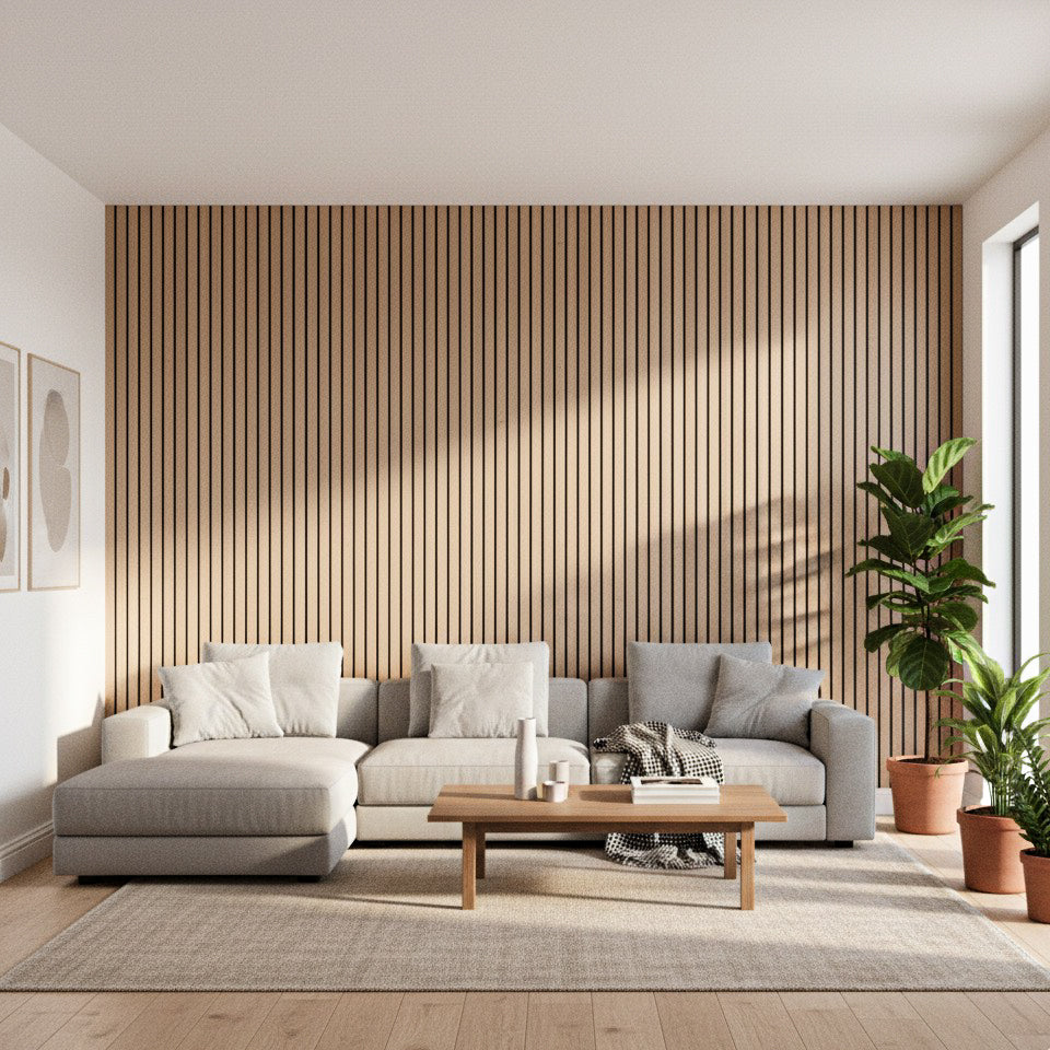 Panel Acústico MDF | Madera Roble