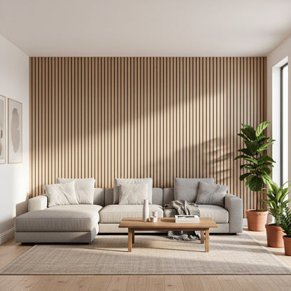 Panel Acústico MDF | Madera Roble