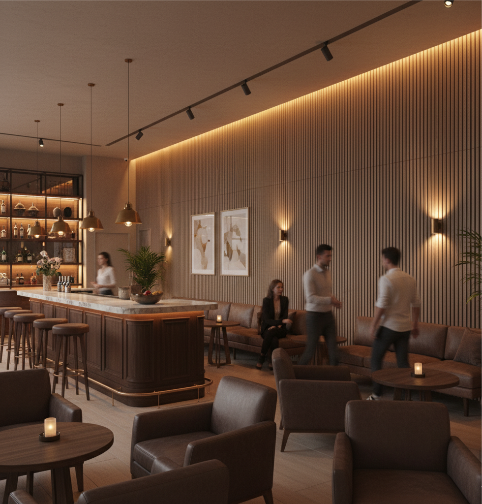 Panel Acústico HDF | Madera Roble Marrón