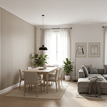 Panel Acústico MDF | Madera Roble Claro