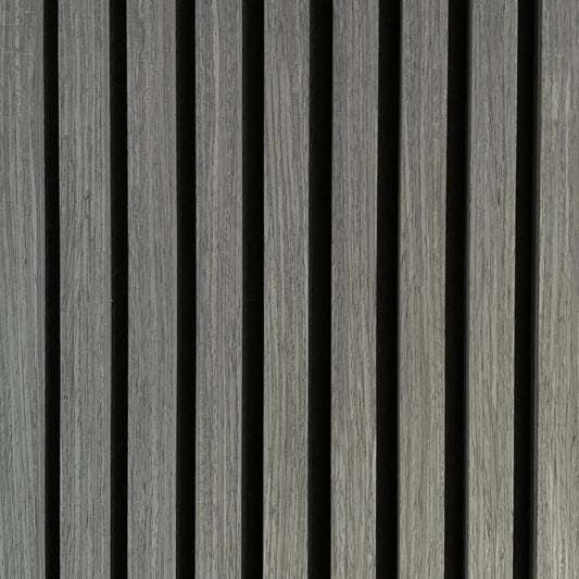 Muestra Panel acústico HDF | Madera Roble Gris Oscuro