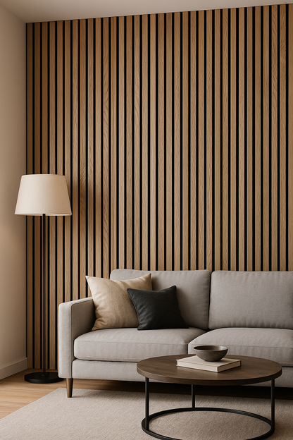 Panel Acústico MDF | Madera Roble Miel