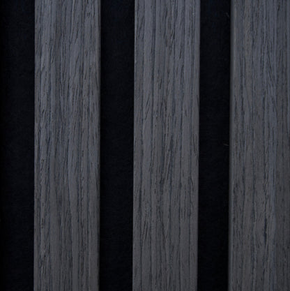 Panel Acústico HDF | Madera Roble Gris Oscuro