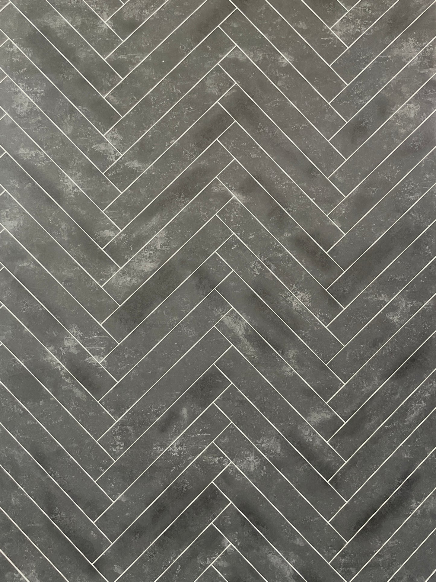 Muestra Panel SPC tipo Mármol | Espiga Negro Antracita