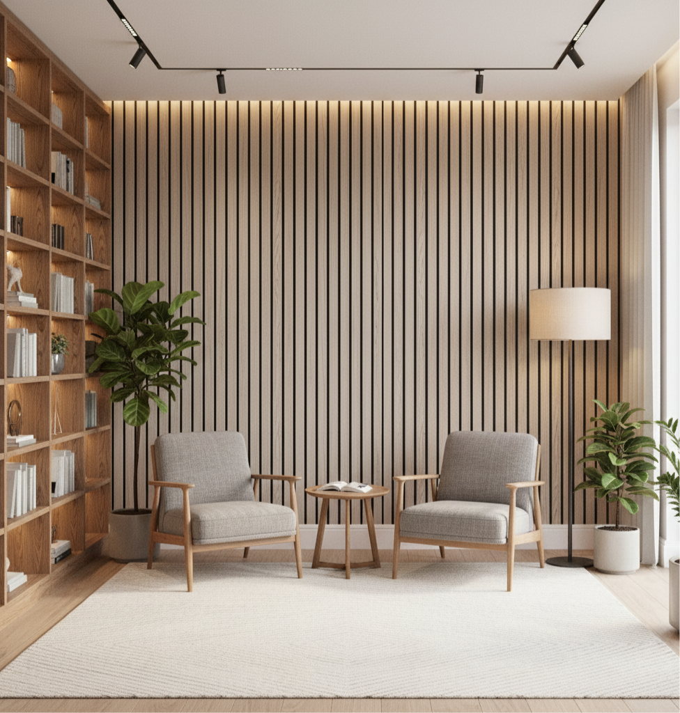 Panel Acústico HDF | Madera Roble Natural