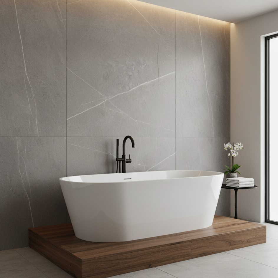 Panel SPC efecto Mármol | Carrara Venus Matt Grey