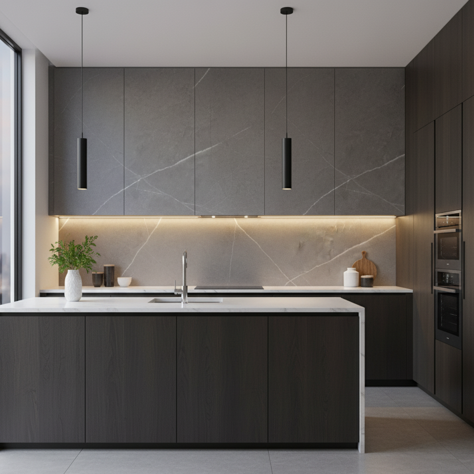 Panel SPC efecto Mármol | Carrara Venus Matt Grey