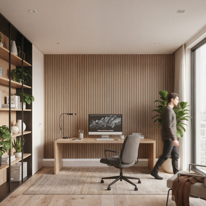 Panel Acústico HDF | Madera Roble Marrón