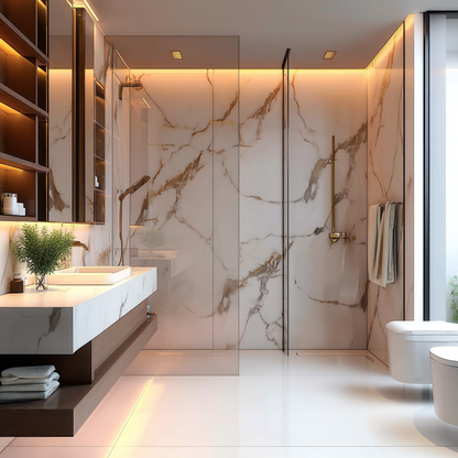 Panel PVC efecto Mármol | Oro Beige