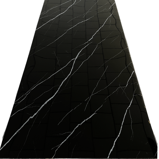 Panel PVC Tipo Mármol | Carrara Negro