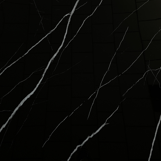 Panel PVC Tipo Mármol | Carrara Negro