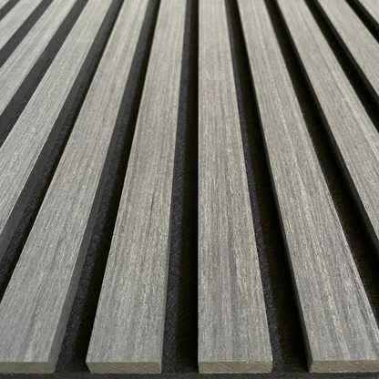 Panel Acústico MDF | Madera Roble Gris Oscuro