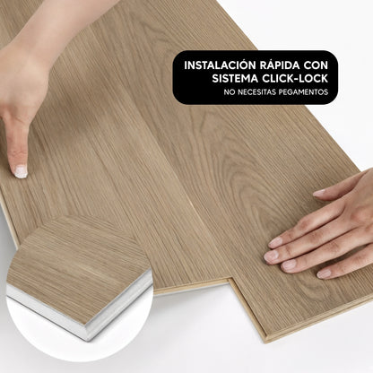 Suelo Laminado SPC | Roble 1,38m²