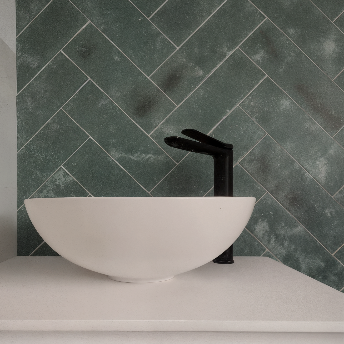 Panel SPC efecto Espiga |  Verde Oliva