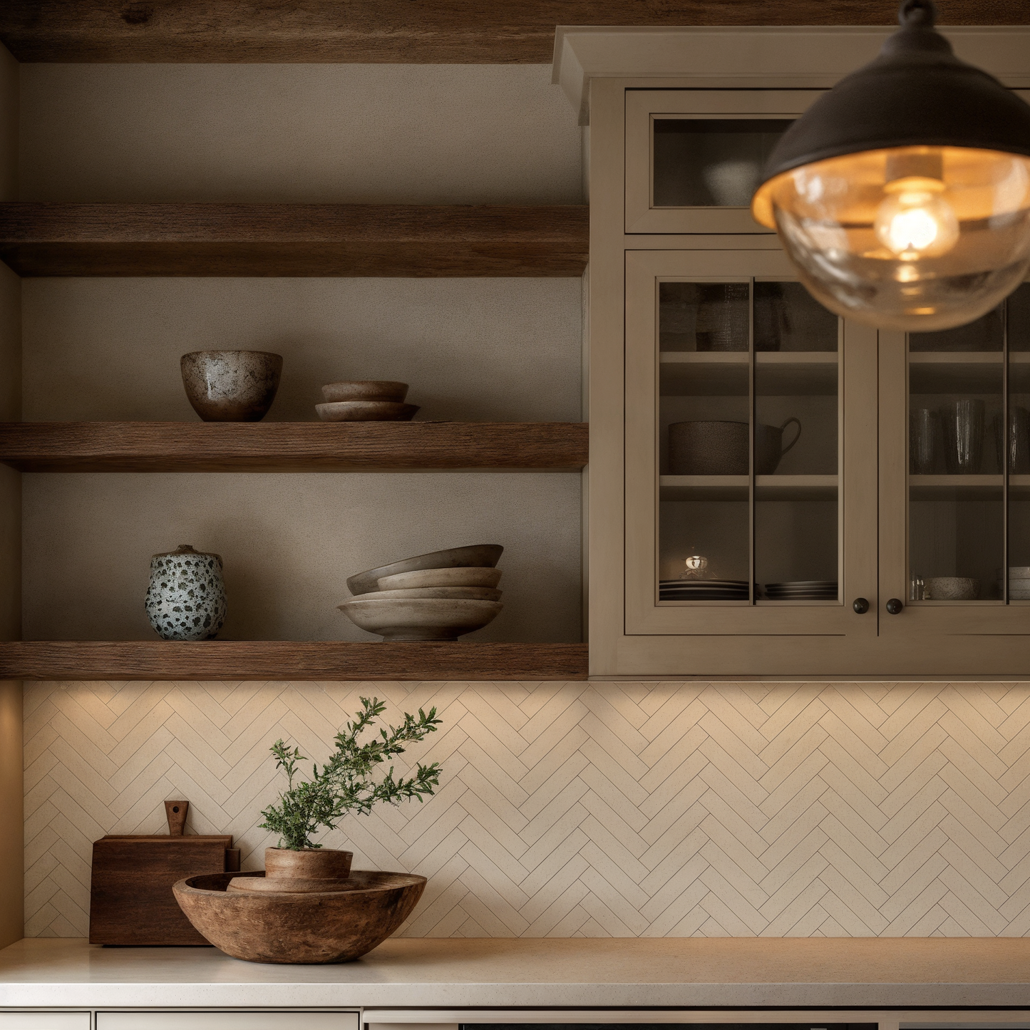 Panel SPC efecto Espiga | Beige