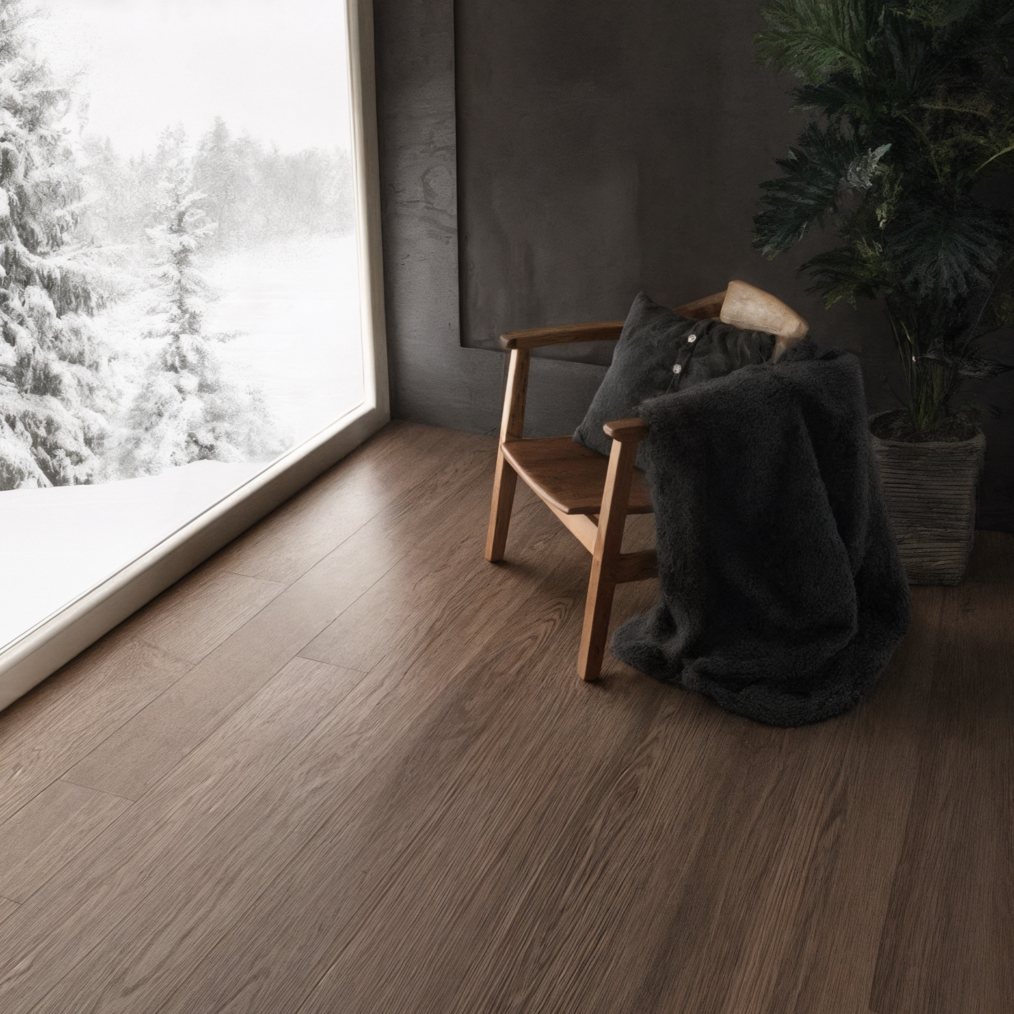 Suelo Laminado SPC | Nogal 1,38m²