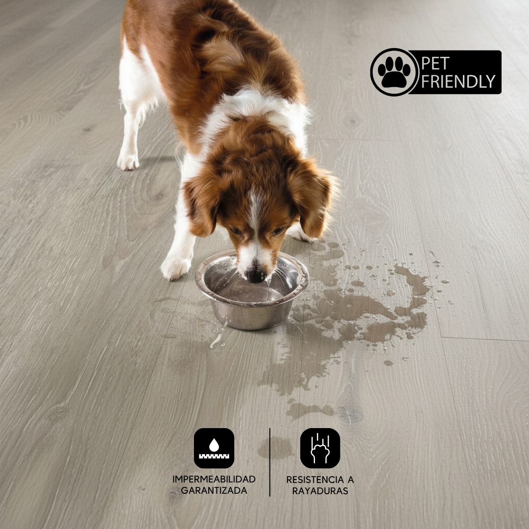 Suelo Laminado SPC | Castaño 2,07m²