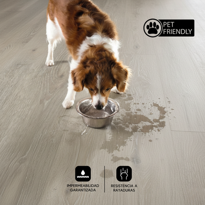 Suelo Laminado SPC | Castaño 2,07m²