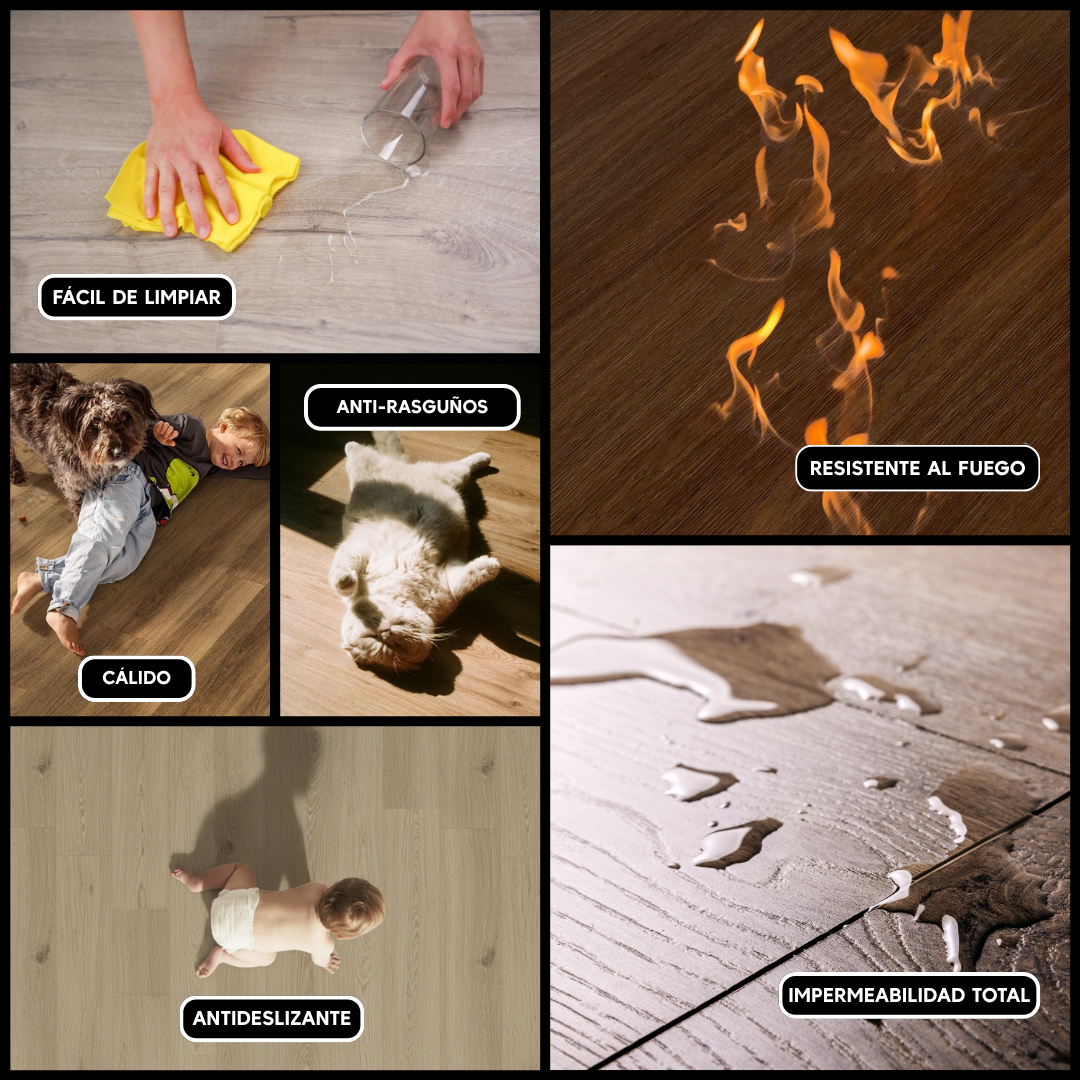 Suelo Laminado SPC | Fresno 1,38m²